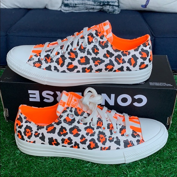 Converse CTAS OX egret great/total orange/black WM - Picture 12 of 16